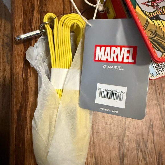 NWT - Disney Parks Avengers Marvel Comic Book Loungefly Crossbody Purse - Picture 7 of 7